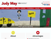 Tablet Screenshot of judymay.ca